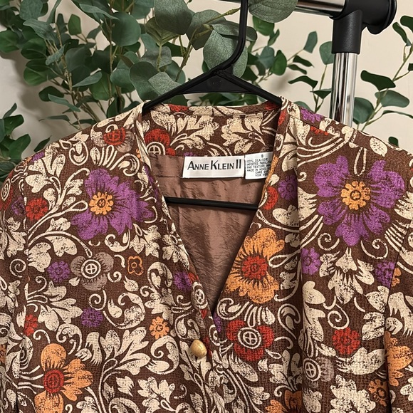 Vintage Floral patterned blazer - Picture 2 of 5